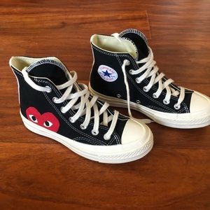 X Converse Chuck Taylor Hidden Heart High Top Sneaker Women’s Size 5